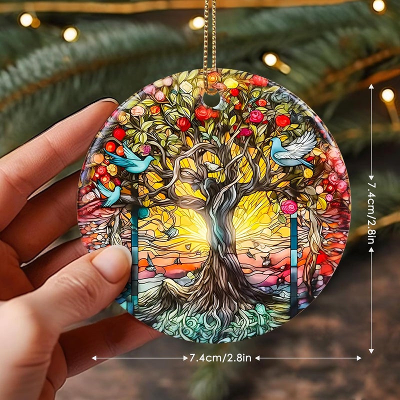 Touber Tree of Life Christmas Ornament, Christmas Ornaments for Tree, Christmas Tree Decor, Holiday Ornament - Image 3